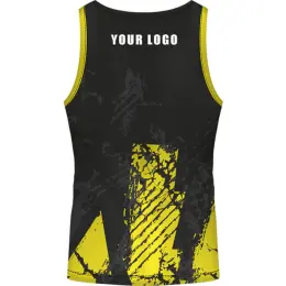 Mens Crew Neck Vest Back